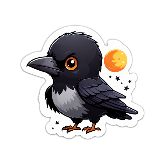 Crow - Halloween Sticker