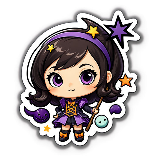 Wand - Halloween Sticker