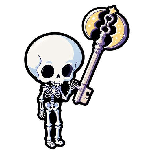 Skeleton Key - Halloween Sticker