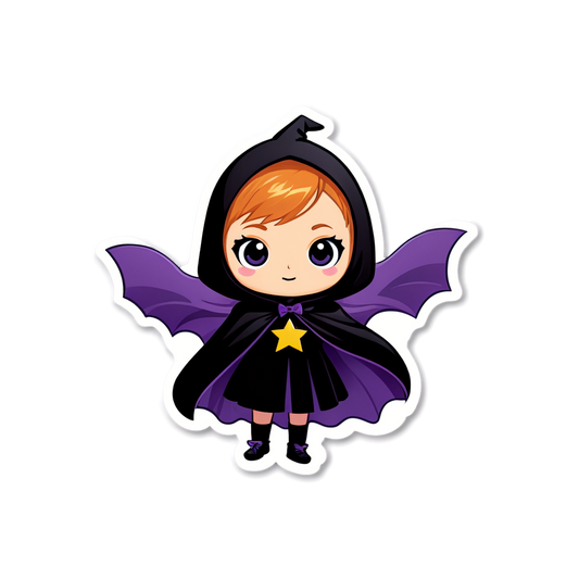 Cape - Halloween Sticker