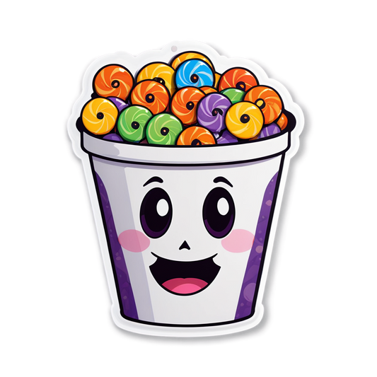 Candy Bucket - Halloween Sticker