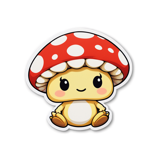 Toadstool - Halloween Sticker