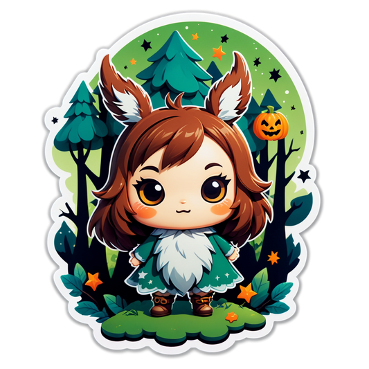 Forest Spirit - Halloween Sticker