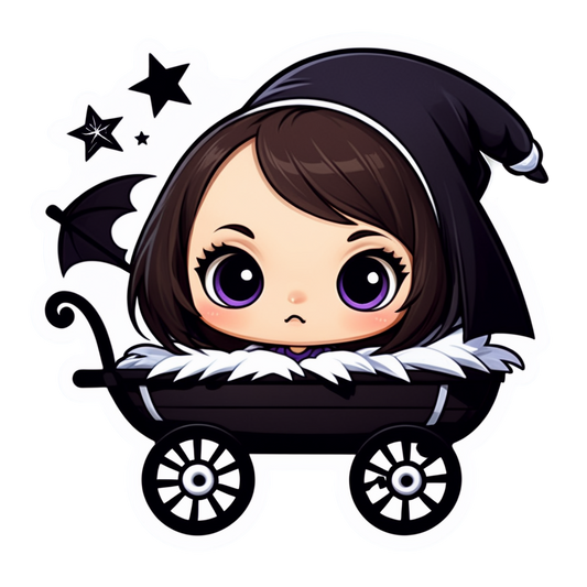 Wagon - Halloween Sticker
