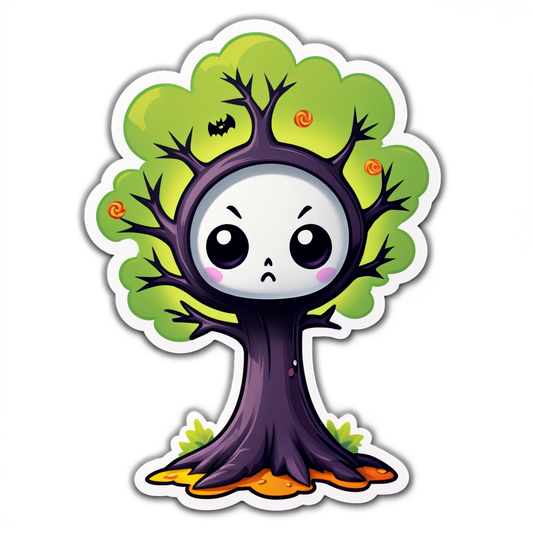 Spooky Tree - Halloween Sticker