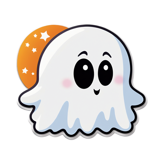 Tiny Ghost - Halloween Sticker