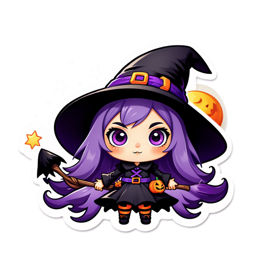 Mini Witch - Halloween Sticker