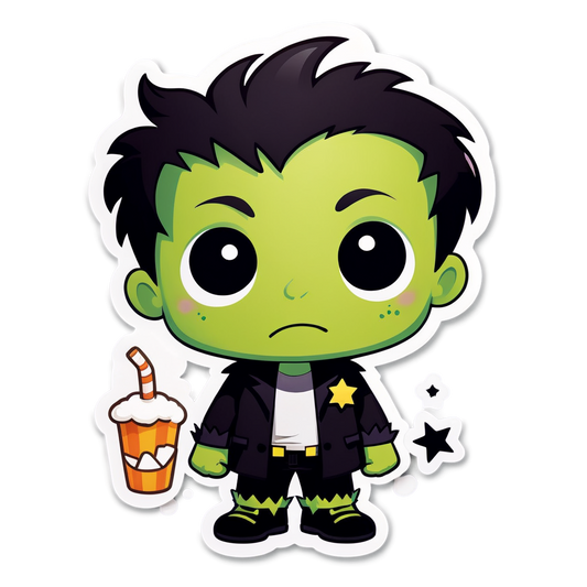 Little Frankenstein - Halloween Sticker