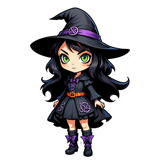 Witch - Halloween Sticker