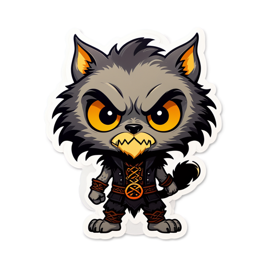 Werewolf - Halloween Sticker