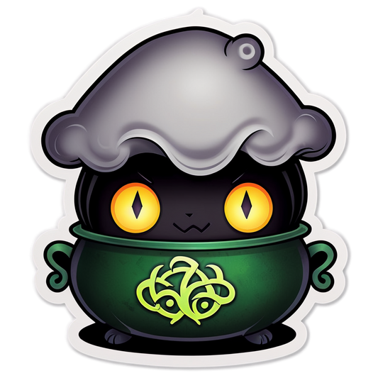 Cauldron - Halloween Sticker