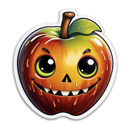 Caramel Apple - Halloween Sticker