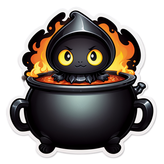 Cauldron Stew - Halloween Sticker