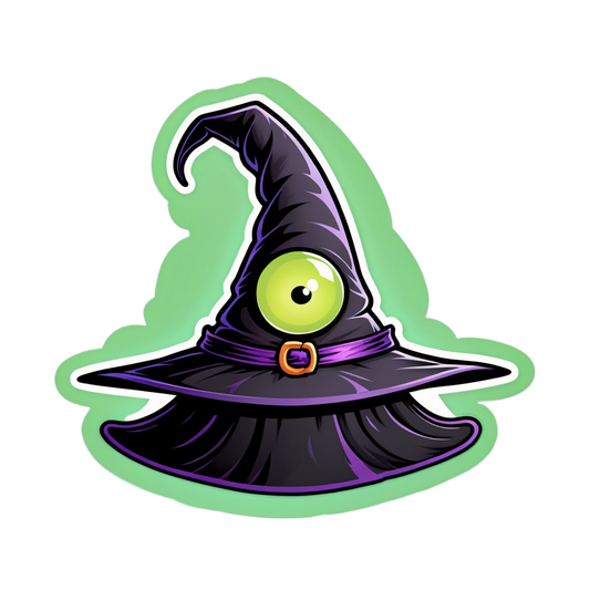 Witch Hat - Halloween Sticker
