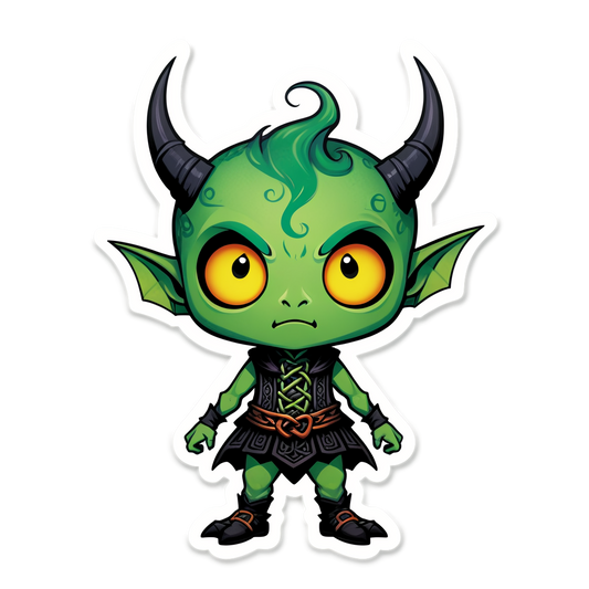 Imp - Halloween Sticker