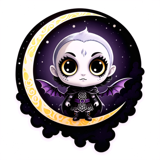 Full Moon - Halloween Sticker