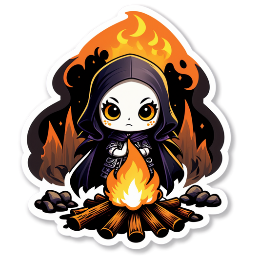 Campfire - Halloween Sticker