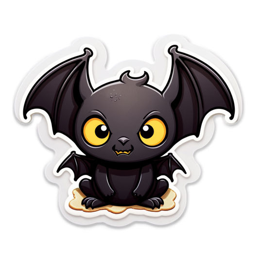 Bat Cookie - Halloween Sticker