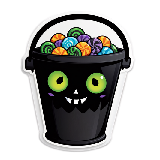 Candy Bucket - Halloween Sticker