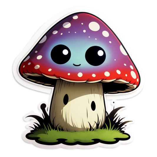 Toadstool - Halloween Sticker