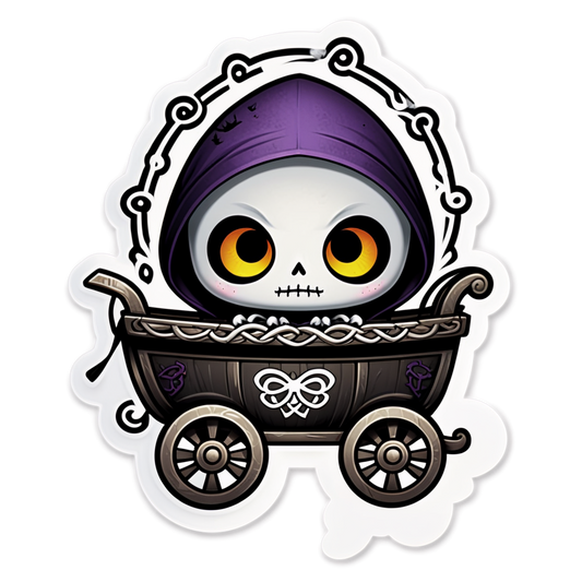 Wagon - Halloween Sticker