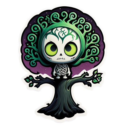 Spooky Tree - Halloween Sticker