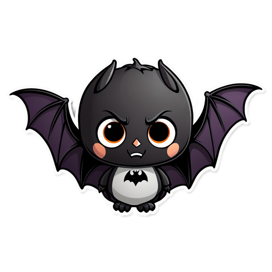 Hanging Bat - Halloween Sticker