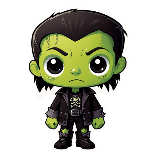 Little Frankenstein - Halloween Sticker