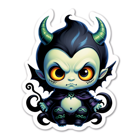 Baby Demon - Halloween Sticker