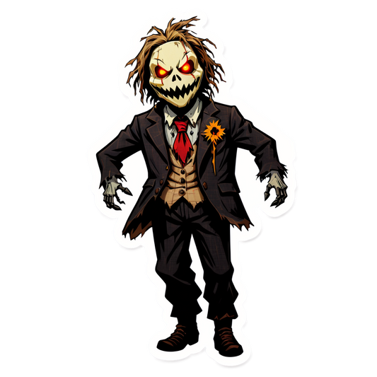 Scarecrow 2 - Halloween Sticker