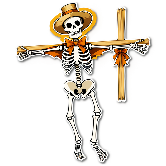 Scarecrow 4 - Halloween Sticker
