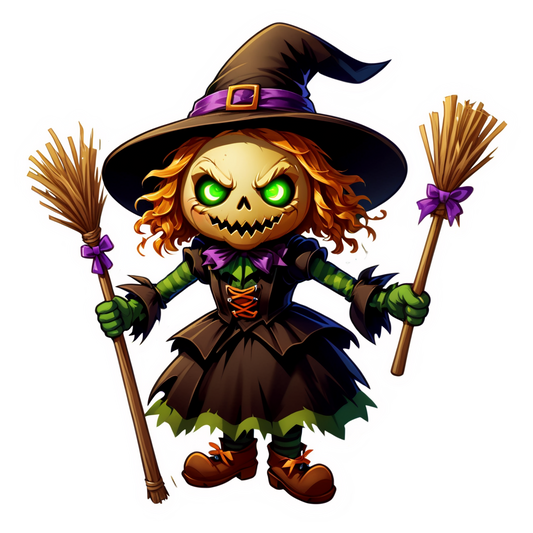 Scarecrow 6 - Halloween Sticker