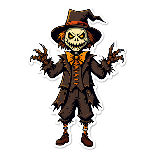 Scarecrow 20 - Halloween Sticker