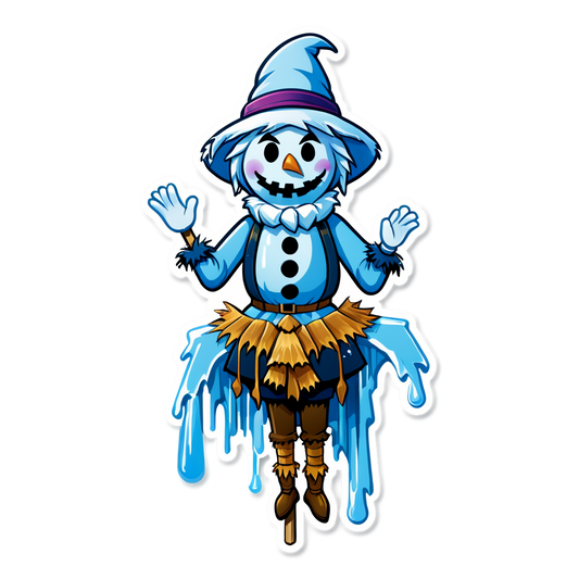 Scarecrow 21 - Halloween Sticker