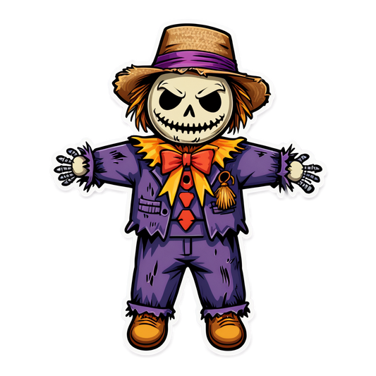 Scarecrow 22 - Halloween Sticker
