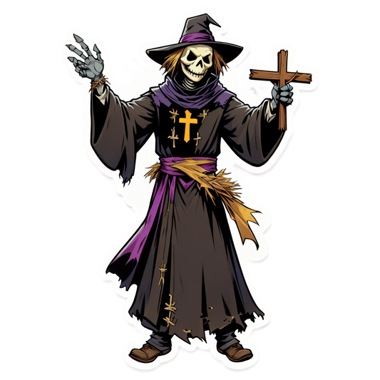 Scarecrow 24 - Halloween Sticker
