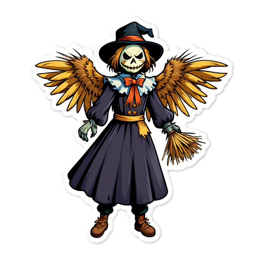 Scarecrow 25 - Halloween Sticker