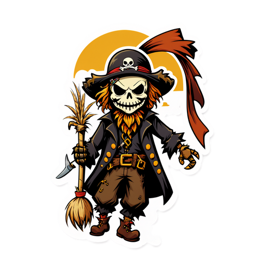 Scarecrow 27 - Halloween Sticker