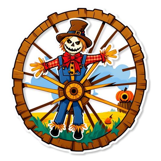 Scarecrow 30 - Halloween Sticker