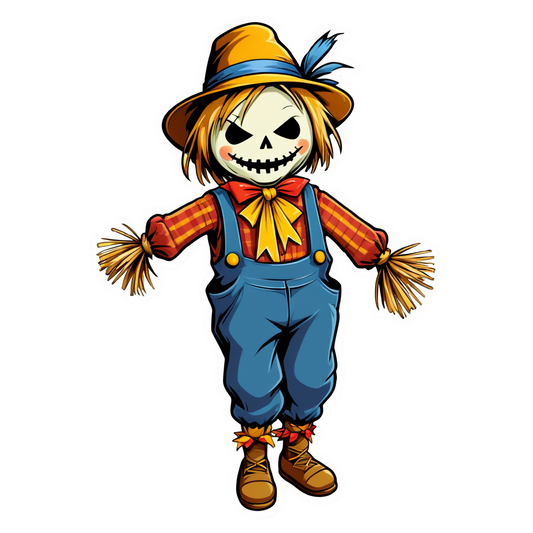 Scarecrow 32 - Halloween Sticker