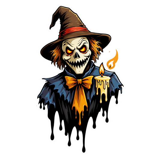 Scarecrow 34 - Halloween Sticker