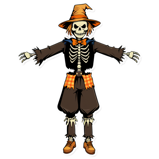Scarecrow 35 - Halloween Sticker