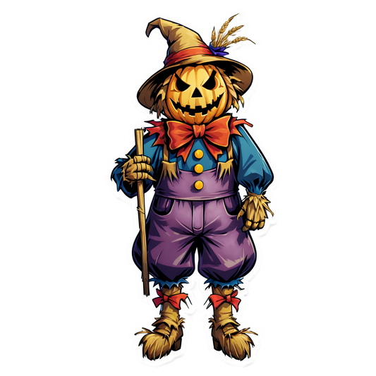 Scarecrow 37 - Halloween Sticker