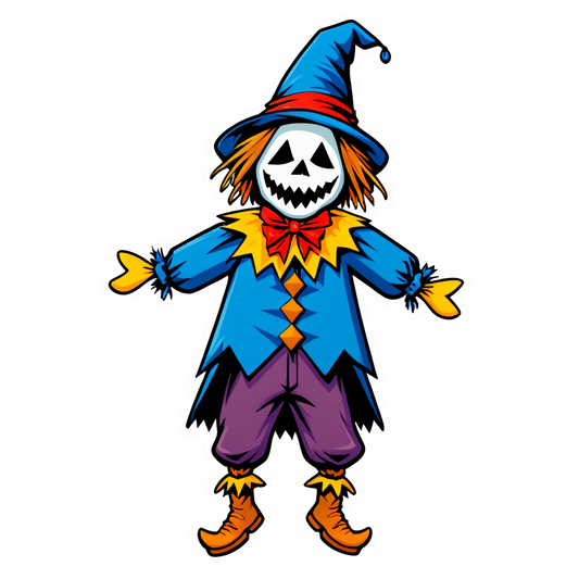 Scarecrow 40 - Halloween Sticker