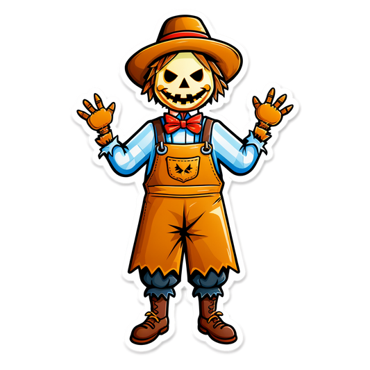 Scarecrow 45 - Halloween Sticker
