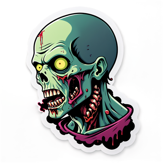 Arm Severed Zombie - Halloween Sticker