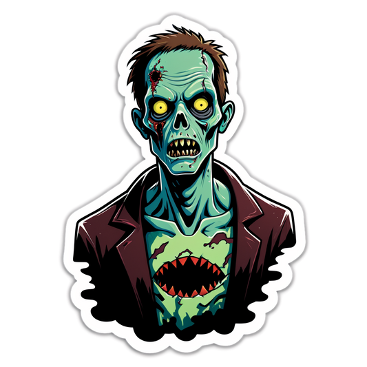 Drowned Zombie - Halloween Sticker