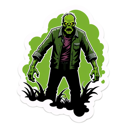 Swamp Zombie - Halloween Sticker