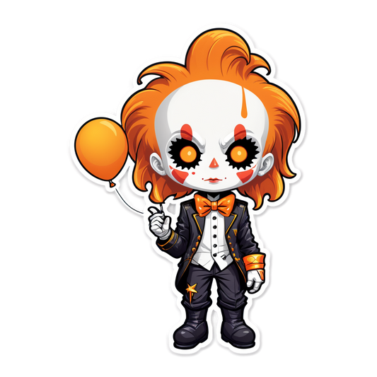 Cyberpunk Clown - Halloween Sticker