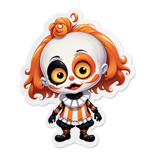 Insect Clown - Halloween Sticker